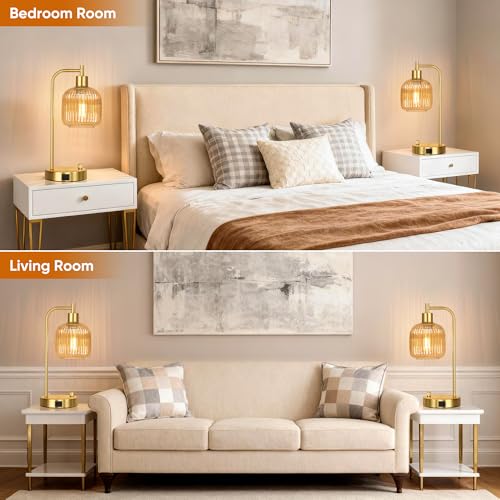 Champagne Glass Table Lamps Set of 2 (2 Count)