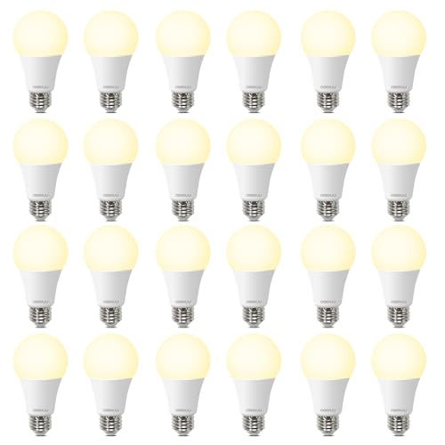 LED Light Bulbs Soft White 2700K (24 Count)