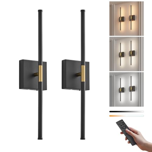 Peel and Stick Wall Sconces Battery Operated Set of 2 (2 Count)