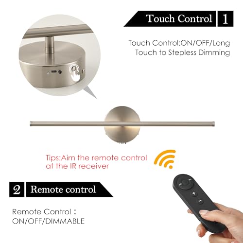 Battery Operated Wall Sconces Set of Two Wireless Wall Lights (2 Count)