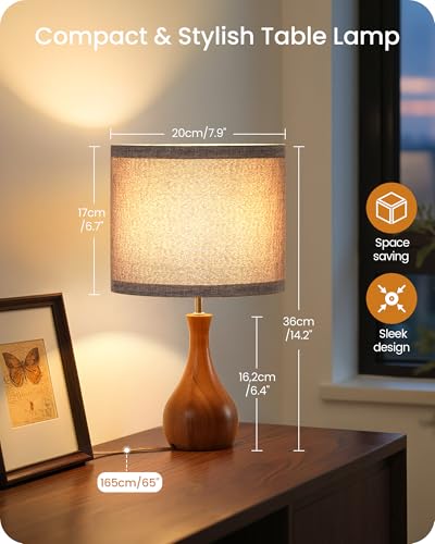 Gray Table Lamp