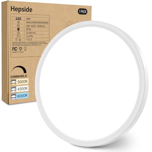 12Inch Flush Mount Light Fixture White