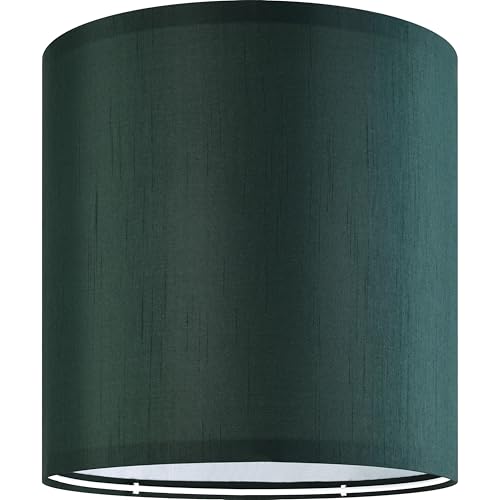 Small Drum Lampshades Dark Green (2 Count)