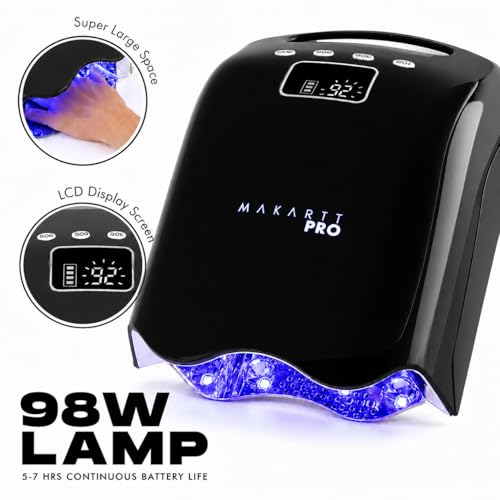 LuxuriaPro 98W Professional UV LED Nail Lamp