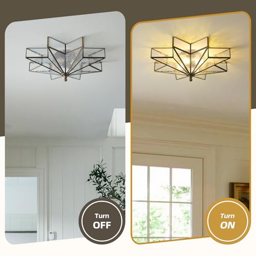 Star Vintage Bronze Ceiling Light
