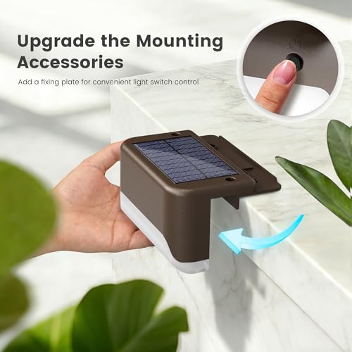 Solar Deck Lights Outdoor (16 Count)