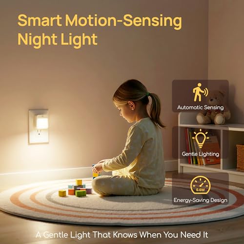 Plug in Night Light with Motion Sensor (2 Count)
