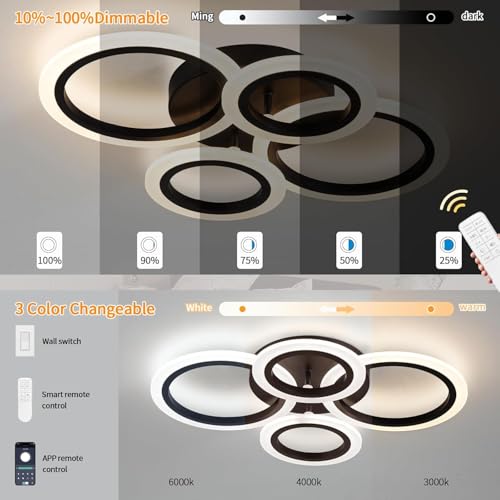 34W Modern LED Ceiling Light