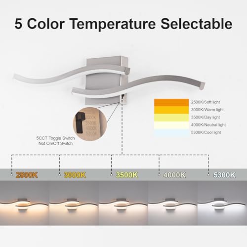 23.62 inch Brushed Nickel LED Vanity Light