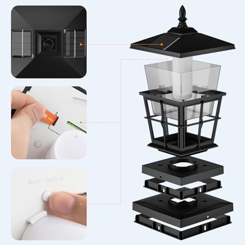 Solar Post Cap Light 6pack (6 Count)