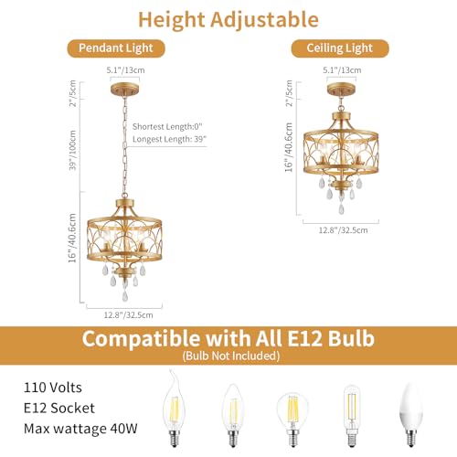 Small Crystal Chandelier