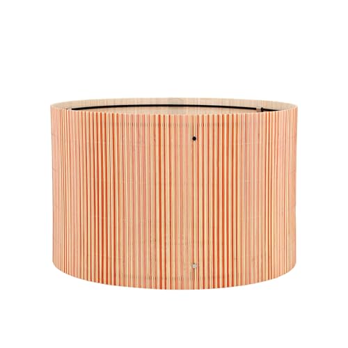 Modern Pendant lamp shade Art decorative Orange Lines Minimalist 13.8x9Inch