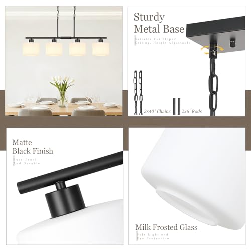 4 Light Kitchen Island Lighting