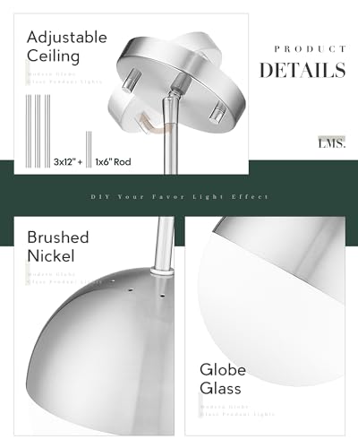 Brushed Nickel Pendant Lights Kitchen Island