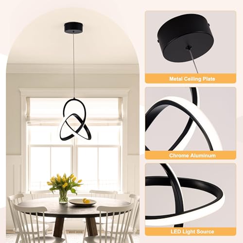 Modern Spiral Led Chandelier (3 Count)
