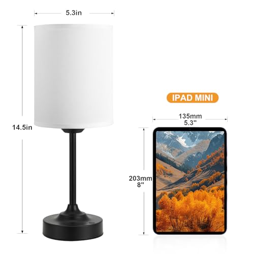 Touch Control Cordlss Table Lamp (2 Count)
