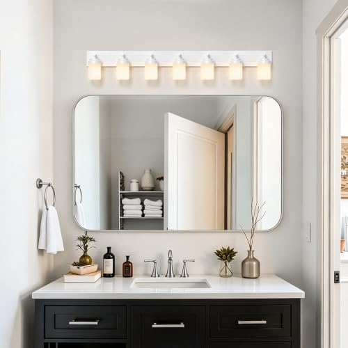 Bathroom Light Fixture White