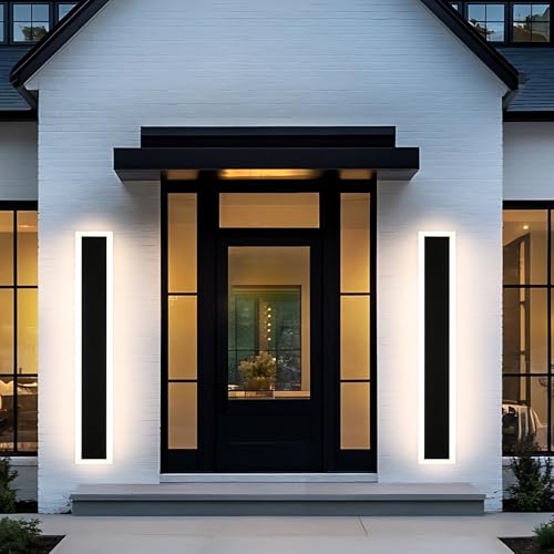 2PCS 32in LED Long Wall Light Outdoor Wall Mounted Lighting Fixture