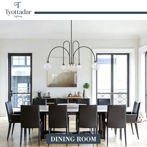 6 Light Modern Sputnik Light Fixture