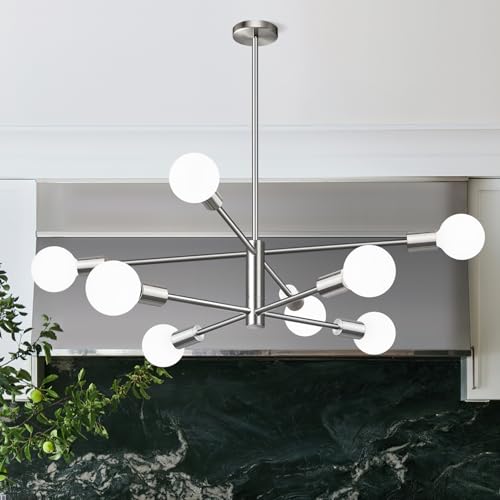 11" 52" Height Adjustable Sputnik Chandeliers Dining Room Light Fixture