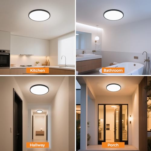 9 Inch LED Flush Mount Ceiling Light Fixture