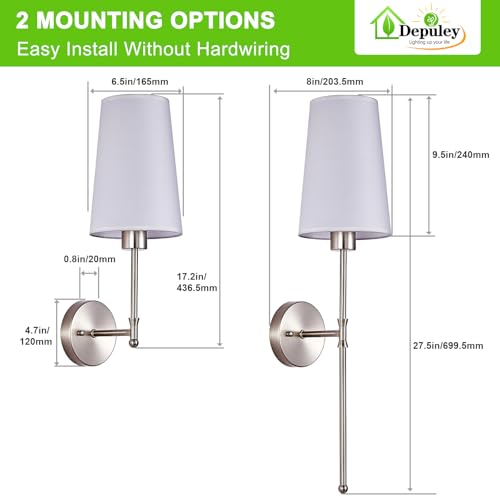 Battery Operated Wall Sconce