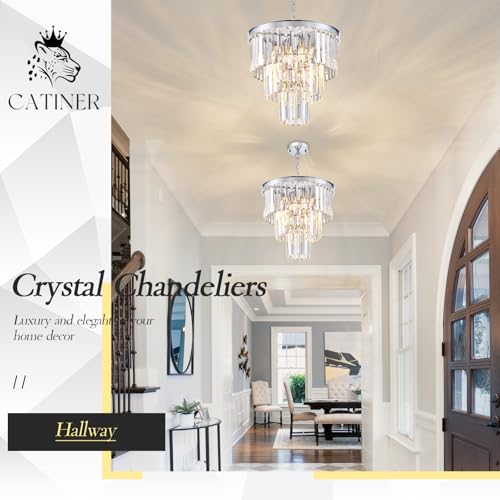 16" Modern Crystal Chandeliers