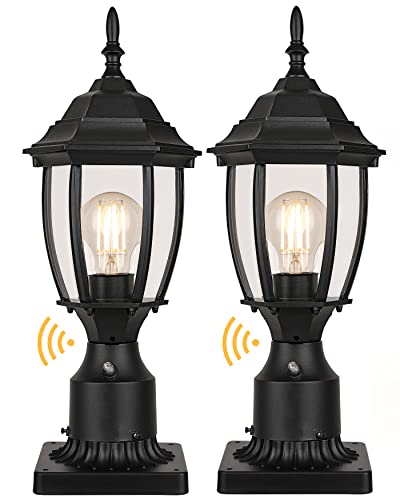 Hardwired 120V Dusk to Dawn Outdoor Post Light 2 Pack (2 Count)