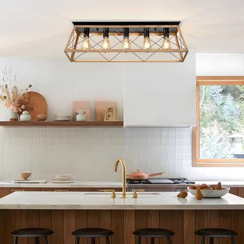 31.5" Flush Mount Ceiling Light Fixture