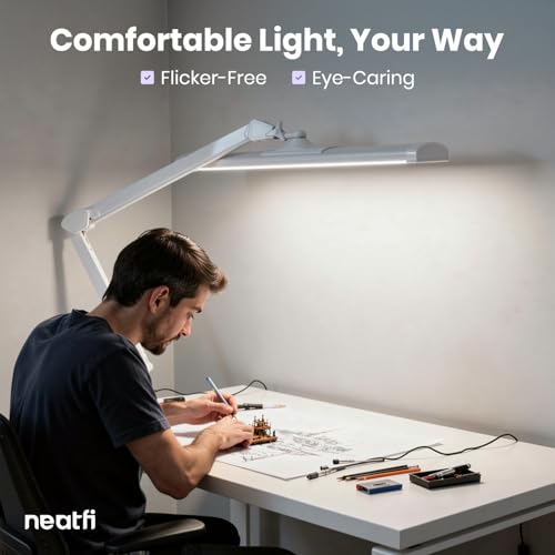 3 500 Lumens LED Desk Lamp with Base