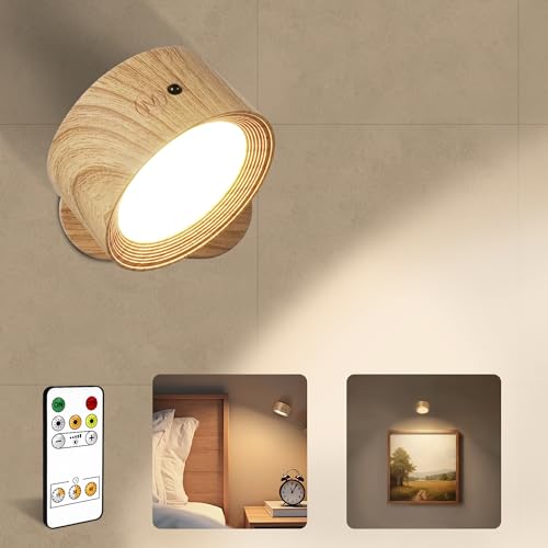 Rechargeable Wall Sconces with Remote