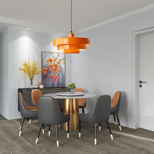 Orange Danish Modern Pendant Lamp