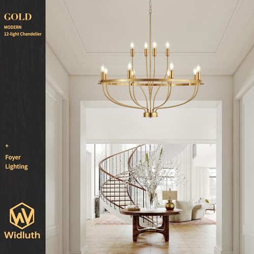 33.5" Gold Chandelier