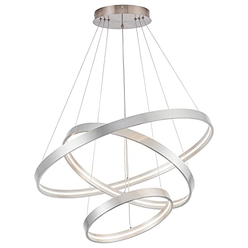 Modern Brushed Nickel LED 3