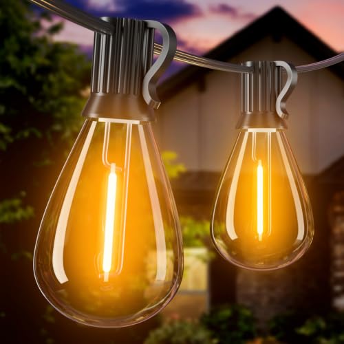 100FT Outdoor String Lights with Remote