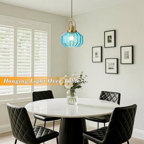 9in Mid Century Modern Pendant Light