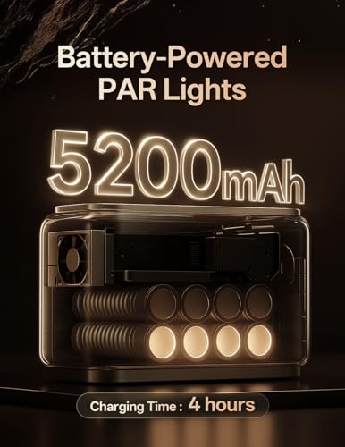 40W Wireless Rechargeable Stage Lights