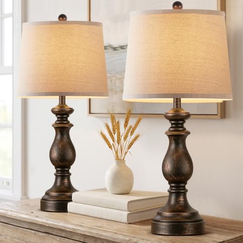 Traditional Table Lamp Set of 2 (2 Count)
