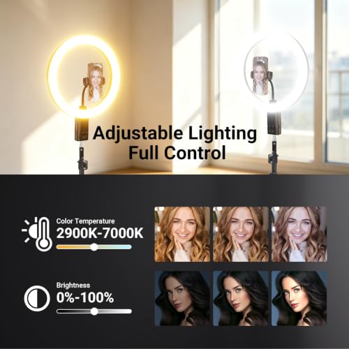 12" Selfie Ring Light with App Control