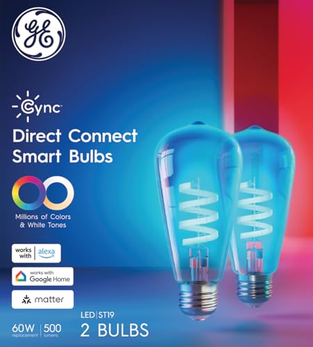 GE Smart LED Light Bulb (2 Count)