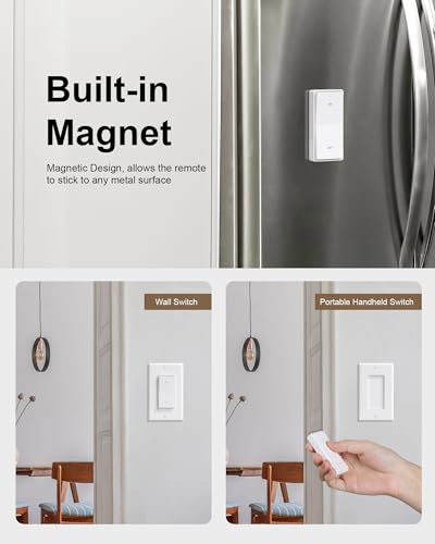 Wireless Light Switch and Receiver Kit