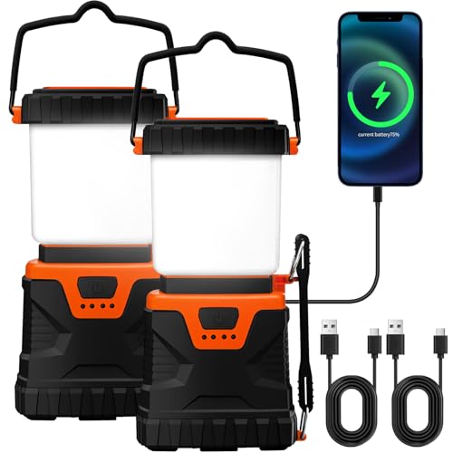 LED Camping Lantern Rechargeable (2 Count)