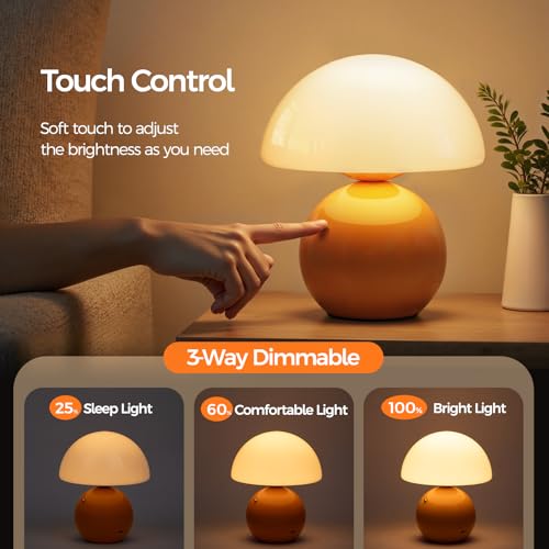 Mushroom Lamp Table Lamp for Bedroom