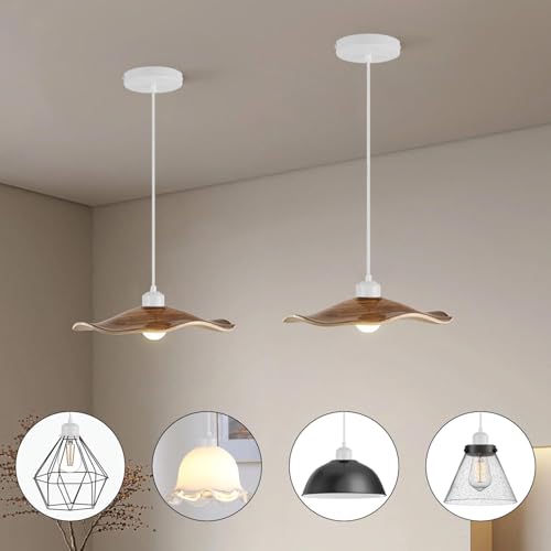 2 Pack Vintage Pendant Light Kit