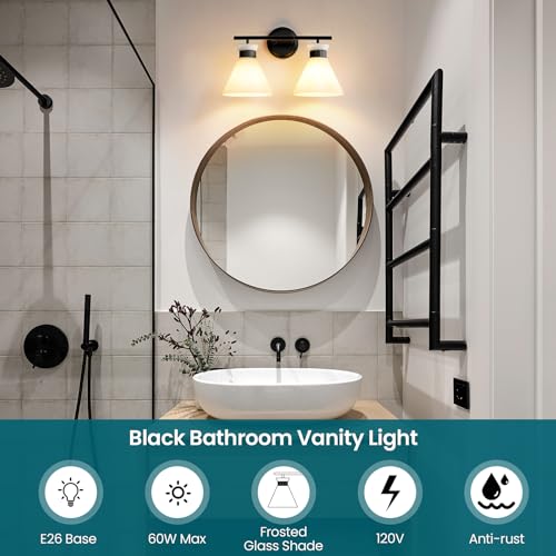 Black Bathroom Vanity Light Fixtures