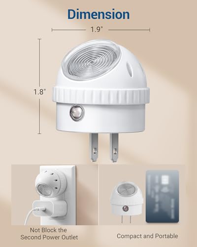 Plug in Night Lights into Wall (4 Count)