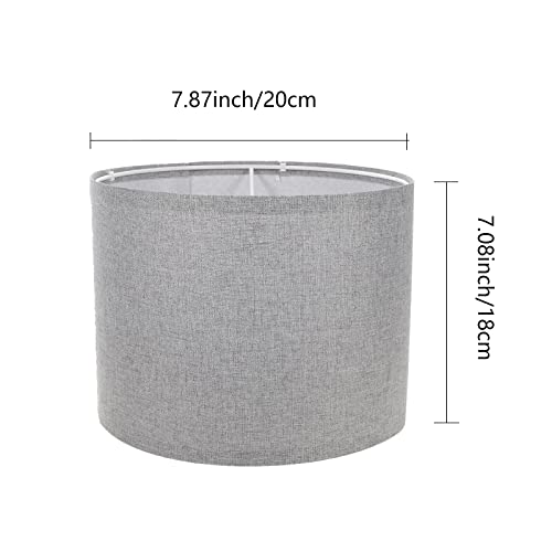 Cloth Lamp Shade Round lamp Small Drum Lamp Shades Fabric Lampshades Barrel Lamp Shades for Table Lamps Floor Lamps