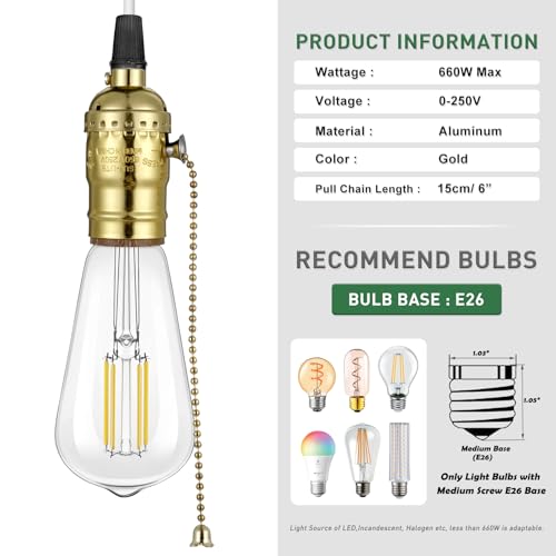 Pull Chain Light Socket Replacement