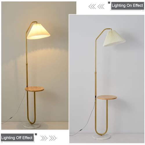 Large Pleated Lamp Shade for Arc