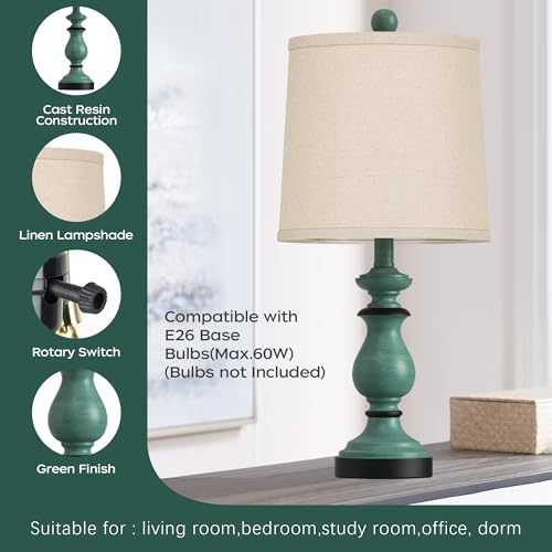 Traditional Table Lamp Set of 2 (2 Count)